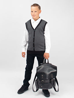 Джемпер-обманка для мальчика Соль&Перец уценка  фото 6