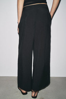 ZW COLLECTION CROPPED DARTED TROUSERS - Zara фото 4