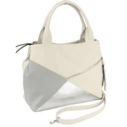 Сумка женская искусственная кожа ADEL-317/ММ, 1 отд, плечевой ремень, бежевый флотер 258988