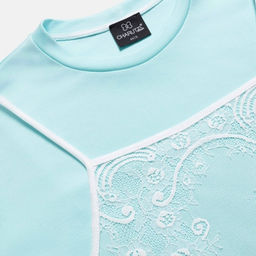 Футболка оверсайз, Модный тандем (мятный 2 в 1) - Charutti фото 6