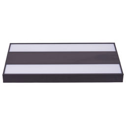 ULO-K16B 2x16W/4000K/L50 5W/3000K IP44 BLACK Светильник линейный светодиодный подвесной с фоновой подсветкой. Белый свет (4000К). Алюминий. Цвет черный. TM Uniel