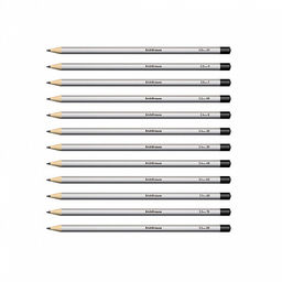 Цена за 12 шт. Набор из 12 чернографитных карандашей ErichKrause Art, шестигранных, 2Н, Н, F, HB, В, 2В, 3В, 4В, 5В, 6В, 7В, 8В (в коробке)