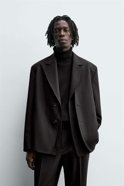 DETACHABLE LAPEL BLAZER SUIT