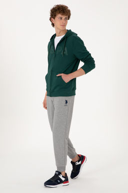 Erkek Gri Melanj E_ofman Alt_ Sepette S_rpriz _ndirim - U.s. polo assn фото 3