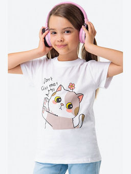 Детская хлопковая футболка Happyfox
