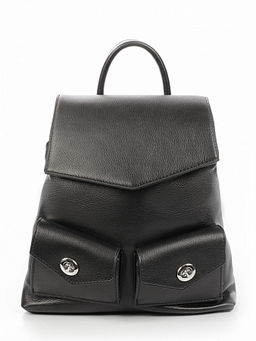 LACCOMA рюкзак А27149-черный натуральная кожа хлопок