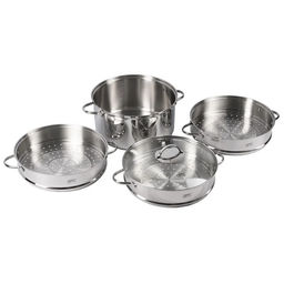 1813 GIPFEL Пароварка трёхъярусная DONELLA 32х16см/11л с тремя пароварочными отделениями 32х8см