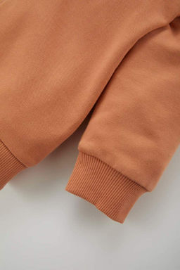 Кардиган с капюшоном для маленьких девочек - Defacto фото 3