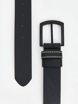 Deri G?r?n?ml? Erkek Kemer