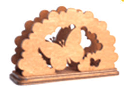 Цена за 2 шт. Салфетница резная "Бабочка" Б-3