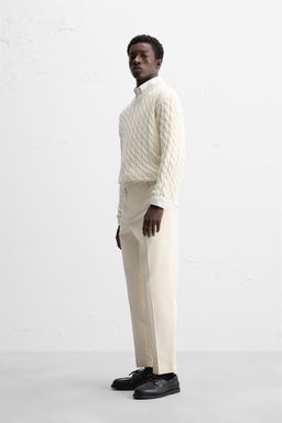 SLIM FIT CORDUROY TROUSERS - Zara фото 13