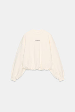 BALLOON EMBROIDERED SLOGAN SWEATSHIRT - Zara фото 4