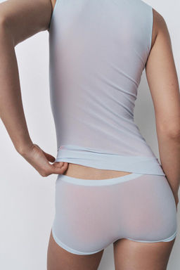 TOP WITH POLYAMIDE - Zara фото 10
