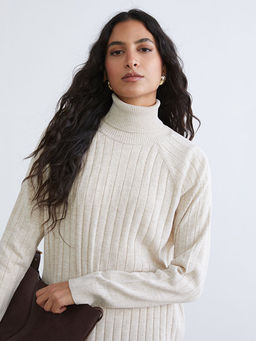 Bal?k?? Yaka Kad?n Triko Tunik