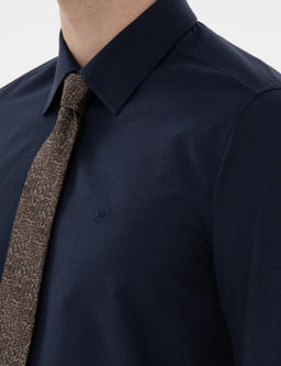 Lacivert Slim Fit Uzun Kollu Klasik Basic G_mlek - Pierre cardin фото 7