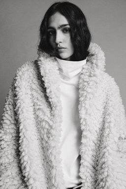 FAUX SHEARLING JACKET ZW COLLECTION - Zara фото 5