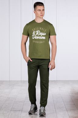 Брюки спортивные 
 3.MM141B-хаки