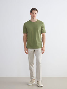 Bisiklet Yaka Penye Erkek Ti??rt