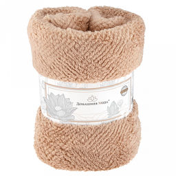 Плед/покрывало 180х200см "Бали" 11, велсофт "Gammi" гладкокрашенный, стриженый, полиэстер 100%, плотность 300г/м2, упаковка 18х33см, пояс бумажный, "Домашняя мода" (Россия)