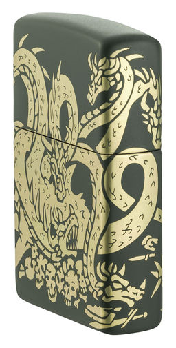 Зажигалка ZIPPO Дракон | Dragon Design 48907  фото 7