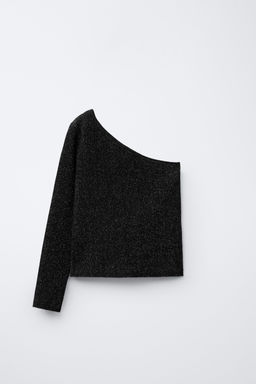 SHINY ASYMMETRIC JUMPER
