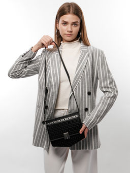 LACCOMA сумка Q8020-1-черный натуральная кожа