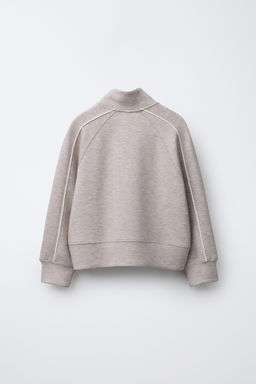 GYM SWEATSHIRT WITH CONTRAST TRIMS - Zara фото 2