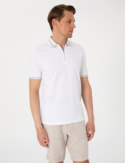 Beyaz Slim Fit Ti__rt