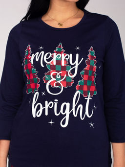 Костюм женский кулирка с брюками "ЕЛКИ" КРАСНЫЙ 2