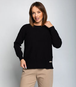 Джемпер #КТ8066, чёрный