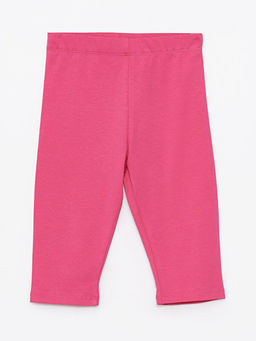 Beli Lastikli Basic K?z ?ocuk 3/4 Boy Tayt