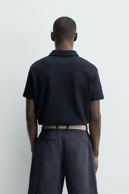 POLO ESTRUCTURA WAFFLE / Marino - Zara фото 3