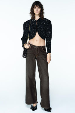 Z1975 WIDE-LEG LOW-RISE JEANS