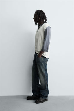LOW-RISE FLARE FIT JEANS - Zara фото 4