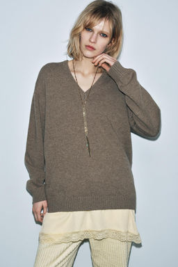 WOOL BLEND JUMPER - Zara фото 2