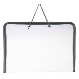 Папка для чертежей и рисунков А3, 460 х 320 х 25 мм, с ручками, пластиковая, молния вокруг, Офис - Calligrata фото 2