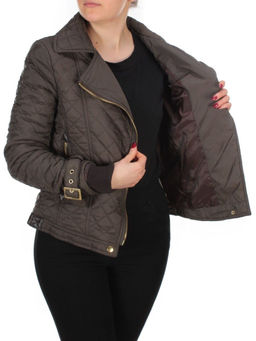 74051 GRAY Куртка демисезонная женская NO NAME (50 гр. синтепон) - Fashion фото 6