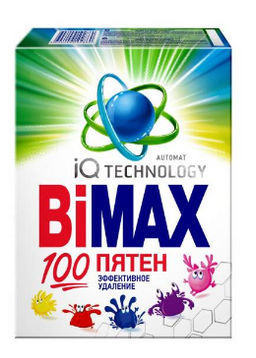 БИМАКС-АВТОМАТ стир.порошок 400гр 100 пятен (К-1010-1/982-1/920-1)