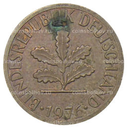 1 пфенниг 1976 года J Германия