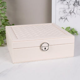 Шкатулка для украшений 25х25х8см / F223 /уп 20/ - Галеонтрейд фото 2