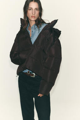 WATER AND WIND PROTECTION SHORT PUFFER ANORAK