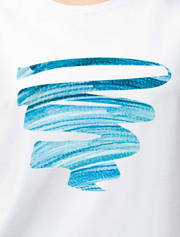 VILATTE / Футболка из премиального хлопка с эластаном  фото 2