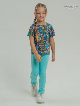 Костюм Мун розовые колокольчики-мятный - Sovalina фото 9