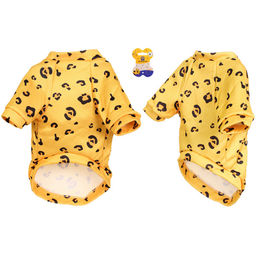 Кофта - толстовка для мелких пород собак "BRO Style", принт леопард, р XL