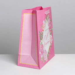 Пакет ламинированный Розовые мечты, ML 23 27 11,5 см - Дарите счастье фото 2