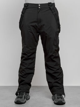 Полукомбинезон утепленный мужской зимний горнолыжный черного цвета 7431Ch - Colannia фото 32