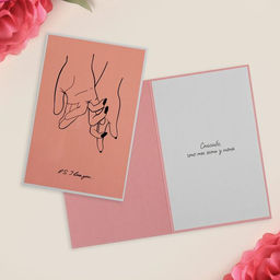 Цена за 10 шт. Открытка «P.S I love you», 12 х 18см