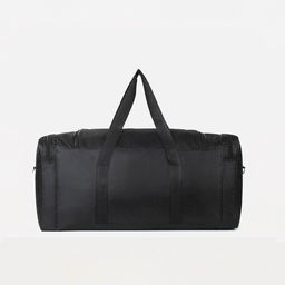 Сумка дорожная, 3 отдела на молниях, наружный карман, длинный ремень, цвет чёрный - Simaland фото 3