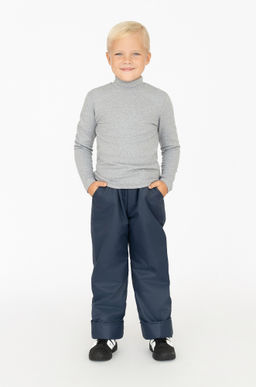 Брюки на поясе темносиние