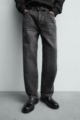 STRAIGHT ANKLE FIT JEANS - Zara фото 5